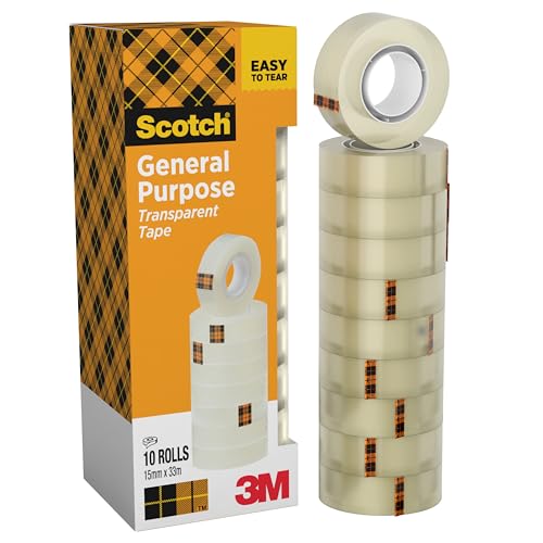 Scotch Nastro Adesivo Trasparente mm x