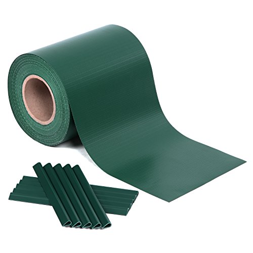 SONGMICS Strisce Privacy PVC 40 m x 19 cm Verde