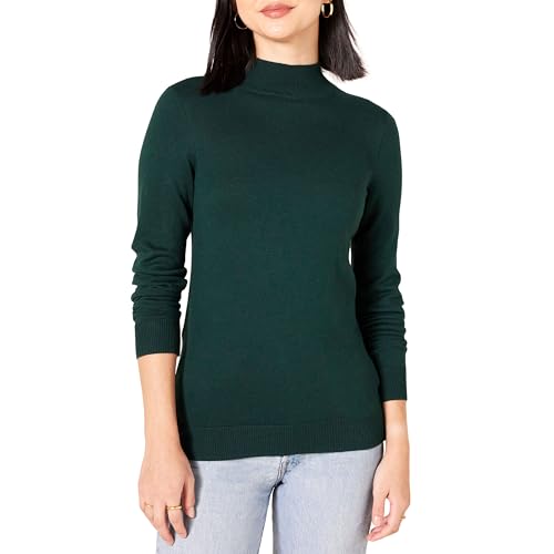 Amazon Essentials Maglione Donna Leggero con Collo a Lupetto