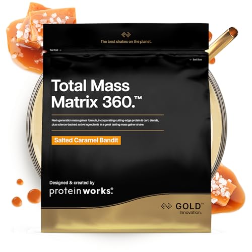 THE PROTEIN WORKS Matrix Massa Totale Extreme, Frullato di Proteine in Polvere Ipercalorico & Iperproteico, Per Aumentare di Peso