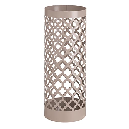 Baroni Home Portaombrelli Design Moderno in Metallo con 2 Gancini e Vaschetta Scolapioggia Rimovibile