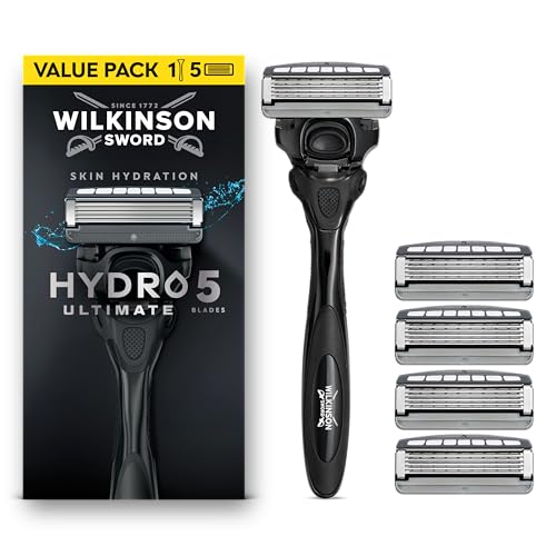 Wilkinson Sword Hydro 5 Ultimate Ricariche Rasoio Uomo, 5 Lame