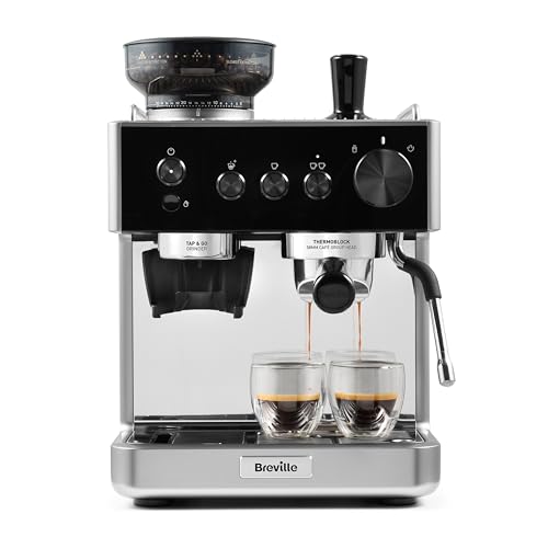 Breville Barista Classic Macchina caffè espresso con macinacaffè integrato e montalatte