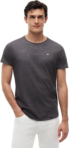 Tommy Jeans TJM XSLIM JASPE C NECK EXT, S/S Knit Tops Uomo