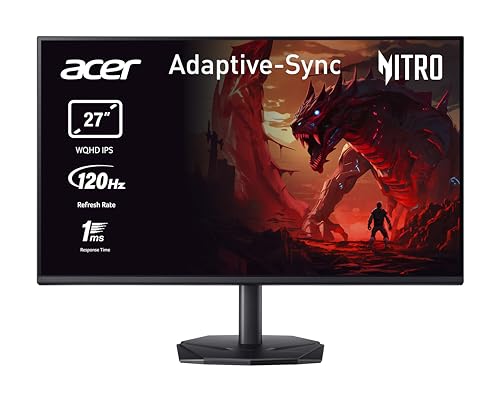 Acer Nitro KG272U Monitor Gaming 27" WQHD IPS 120Hz 1ms
