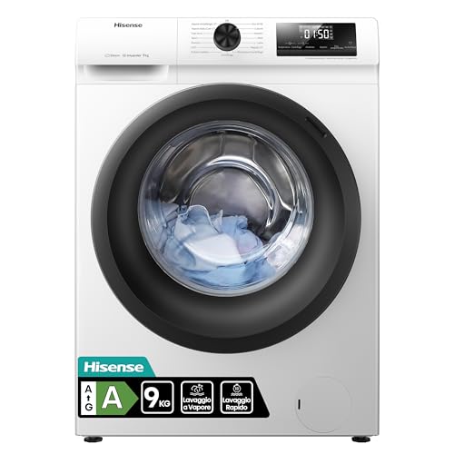 Hisense WFQE9014EVJM Lavatrice Carica Frontale 9kg Classe A