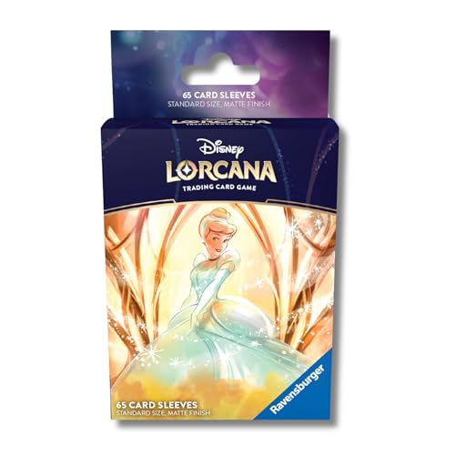 Ravensburger Disney Lorcana TCG Set 7 Bustine Protettive Cenerentola 65 Pezzi