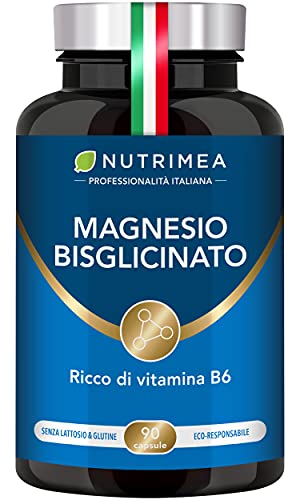 Magnesio Bisglicinato | | Con Vitamina B6 | | | | 90 Capsule