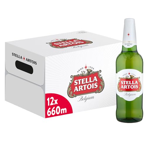 Stella Artois Birra Lager Pilsner Belga, 12 Bottiglie da 66cl