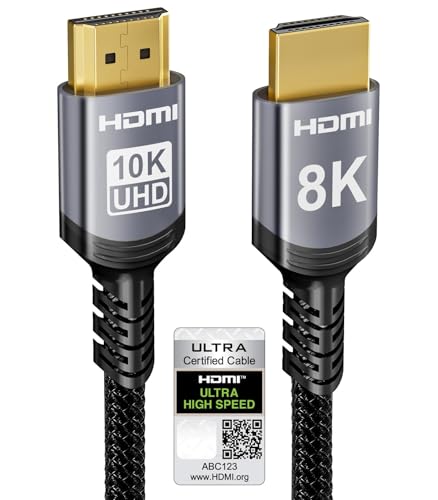 Sniokco Cavo HDMI 2.1 2.5 Metri