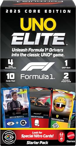 Mattel Games UNO Elite Formula 1