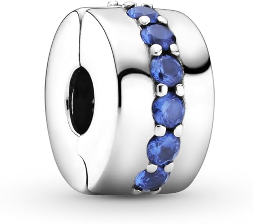 Pandora Blaues Funkelndes Clip-Charm 791972C01 Pendente