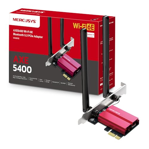 MERCUSYS TP-Link MA86XE V2 PCIe Adapter Wi-Fi 6E AXE5400