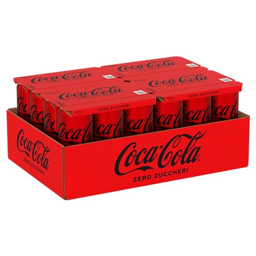 Coca-Cola Zero Zuccheri, 24 Lattine da 330 ml