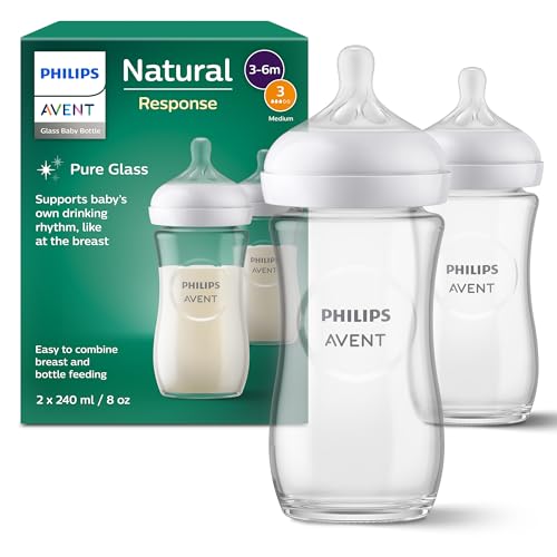 Philips Avent Natural Response Biberon vetro 240ml 2 pezzi