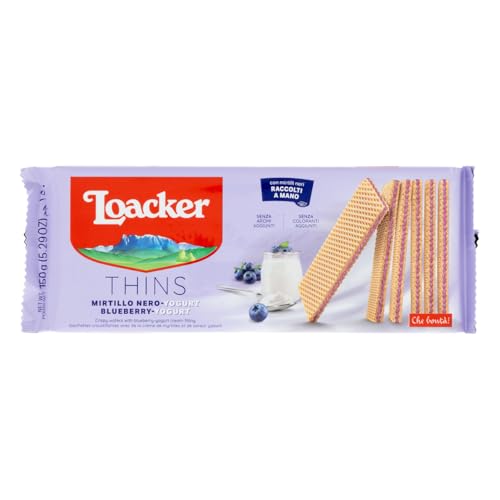 Loacker Thins Wafer Mirtillo e Yogurt 150g