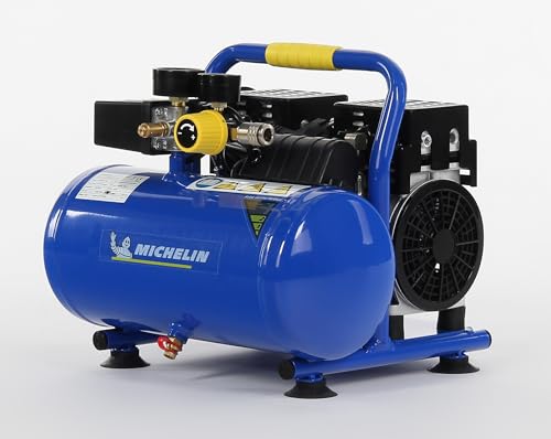 MICHELIN Compressore d'Aria Portatile Silenzioso MX 6/1, Serbatoio 6 Litri