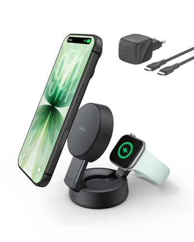 Belkin UltraCharge Pro Caricatore Wireless Magnetico 2 in 1 25W