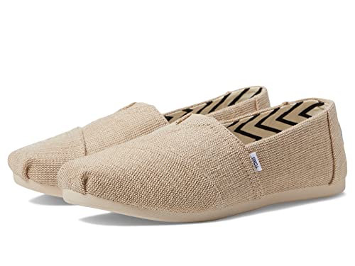 TOMS Alpargata Heritage Canvas, Mocassino basso Donna, Natural Undyed