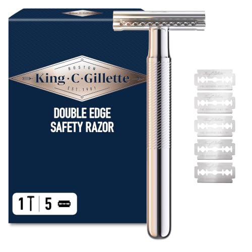 King C. Gillette Rasoio di Sicurezza Lamette King C.