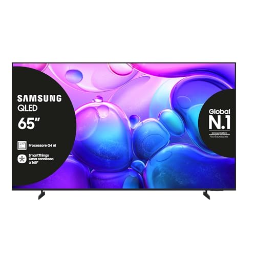 Samsung QLED 4K Smart TV 65'' Serie Q6F, Processore Quantum Lite 4K, 2025