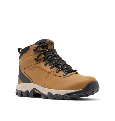 Columbia Newton Ridge Plus 2 Wp, Scarponi da trekking ed escursionismo impermeabili a vita media Uomo, Cordovan Squash 2024, 4