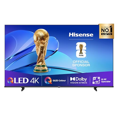 Hisense TV 50" QLED 4K 2025 50E78Q Smart TV VIDAA U8 HDR 10+