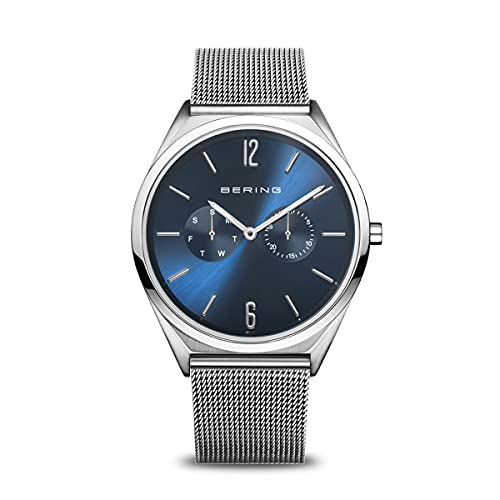 BERING 17140-007 Orologio Unisex al Quarzo Cassa Acciaio 40mm Quadrante Blu