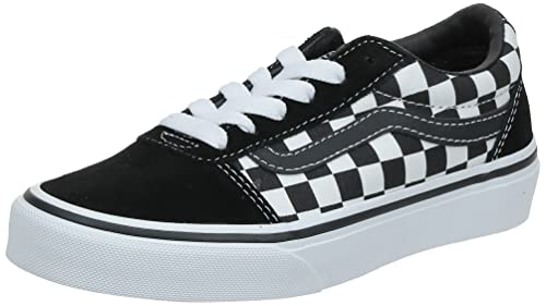 Vans Ward, Sneaker Unisex - Bambini e ragazzi, Suede Canvas Black White, 3