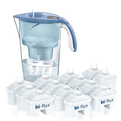 LAICA Stream Line Caraffa Filtrante 2.3L con Timer Digitale e 13 Filtri bi-flux