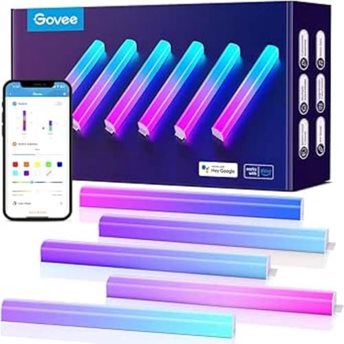 Govee Glide Luci da Parete RGBIC, 6 Pezzi