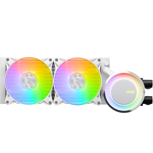 MSI MAG CoreLiquid E240 Liquid Cooler Bianco