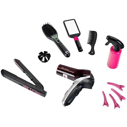 Theo Klein Mega Set Braun Satin Hair 7 con piastra