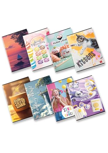 Pigna Maxi, Quaderno a righe, 80 Pagine A4, 10 pezzi