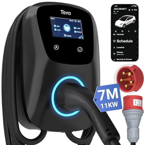 Tera Caricabatterie EV Tipo 2 11kW Domestico con App