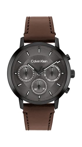 Calvin Klein GAUGE Orologio Analogico Multifunzione al Quarzo da Uomo