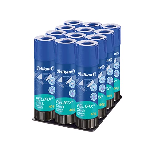 Pelikan Pelifix Colla Stick Maxi 40 g, Confezione da 12 Pezzi