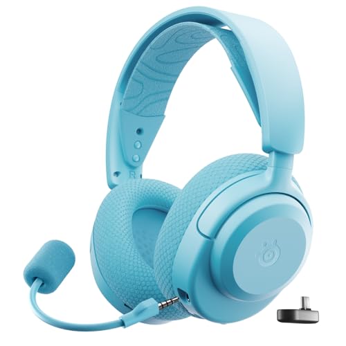 SteelSeries Arctis Nova 3X - Cuffie da gioco multipiattaforma wireless - Controllo via app - Batteria 40h - Driver magnetici al neodimio - 2.4GHz/BT - Mic staccabile - Xbox, PS5, PC, Switch