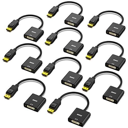 BENFEI Adattatore DisplayPort a DVI, 10 pezzi