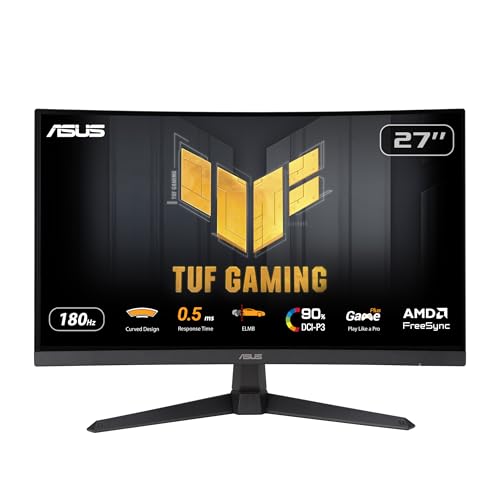 ASUS TUF Gaming VG27WQ3B Monitor Curvo 27" QHD 180Hz