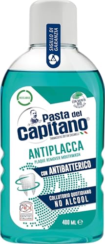 Pasta del Capitano Collutorio Antiplacca Quotidiano Senza Alcool, 400 ml