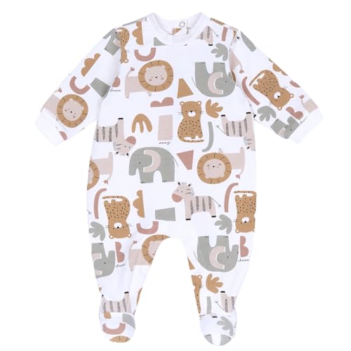 Chicco Tutina Bimbo 0-24 in Morbido Cotone con Comoda Apertura a Patello FW25 253