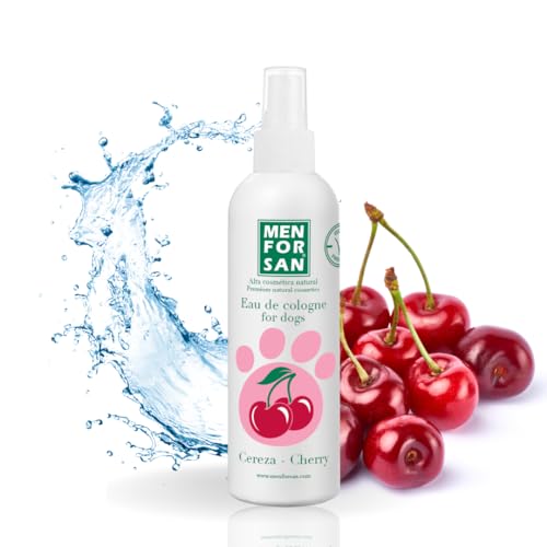 MENFORSAN Acqua di Colonia per Cani alla Ciliegia, 125ml