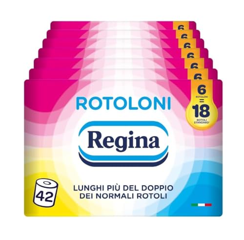 Rotoloni Regina Carta Igienica, 42 Maxi Rotoli a 2 Veli