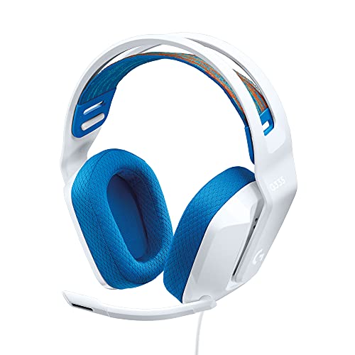 Logitech G G335 Cuffia Gaming Cablata Bianco
