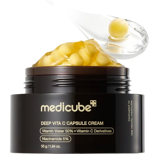 Medicube Capsule Cream con Vitamina C Profonda, Crema Viso