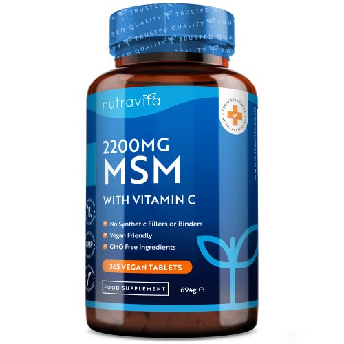 Nutravita MSM 2200mg & Vitamina C 365 Compresse