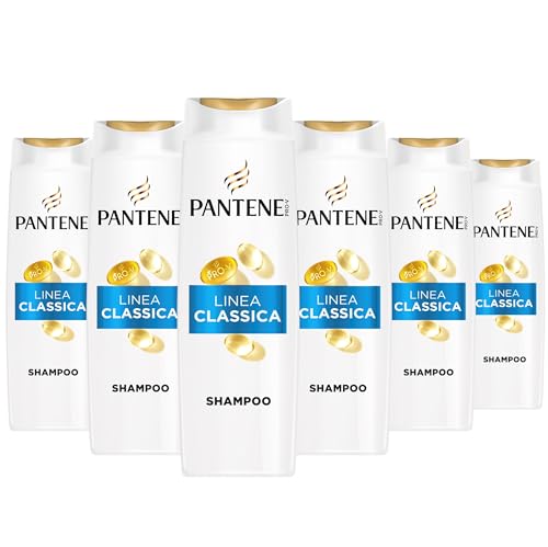 Pantene PRO-V Shampoo Linea Classica 6x300ml Capelli Normali e Misti Active Nutri-Plex