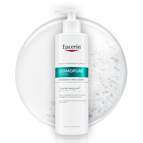Eucerin DermoPure Clinical Detergente Viso Tripla Azione 400 ml