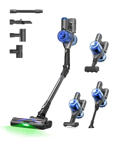 Tineco PURE ONE S70 aspirapolvere senza fili200 AW, LED, sistema di pulizia 3DSense Pro, filtro a 6 livelli fino a 95 min, pennello ZeroTangle, Aspiratore manuale intelligente senza cavo
